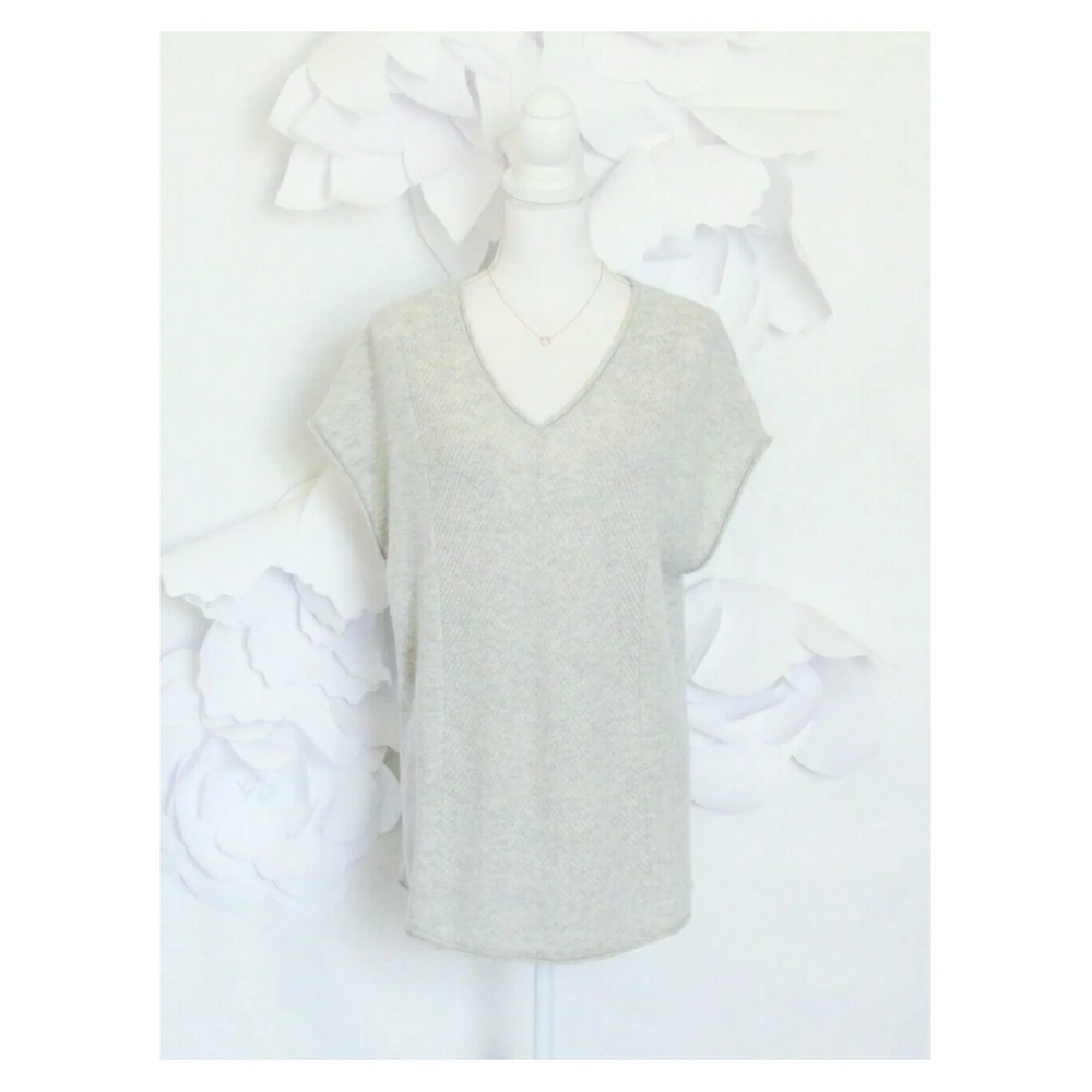 ORVIS Cashmere Dolman Sweater Tunic M Gray